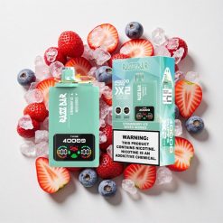 Fragola Ghiaccio_Bacche Miste Razz Bar 40000 Puffs Display Potenza