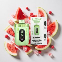 Ghiaccio d'Anguria Razz Bar 50K Puffs Ricaricabile Tipo-C