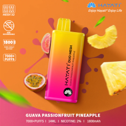 Hayati Duo Mesh monouso 6NH0170 Hayati flavour list guava, frutto della passione, ananas