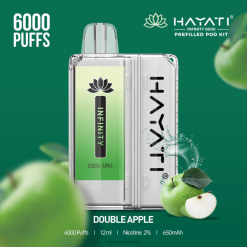 Hayati Infinity 6000 kit di capsule 6NH0146 Hayati vape near me doppia mela