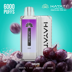 Hayati Infinity 6000 kit di capsule 6NH0150 Hayati flavour list uva