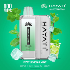 Hayati Miniature Kit da 600 capsule 6NH033 Hayati vape italia limone frizzante e menta