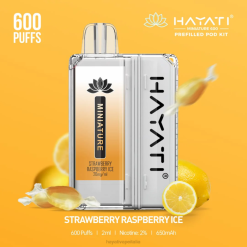 Hayati Miniature Kit da 600 capsule 6NH047 Hayati vape review gelato alla fragola e lampone