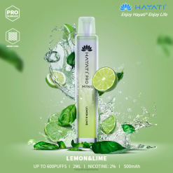 Hayati Pro Mini monouso 6NH014 Hayati vape flavours limone lime