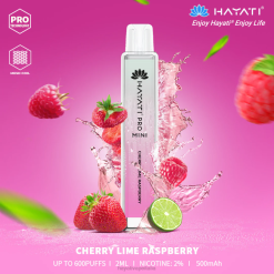 Hayati Pro Mini monouso 6NH026 Hayati vape near me lampone lime ciliegia