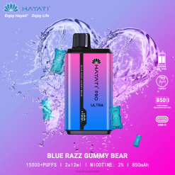Hayati Pro Ultra 15000 puff usa e getta 6NH0194 Hayati vape flavours orsetto gommoso blu razz