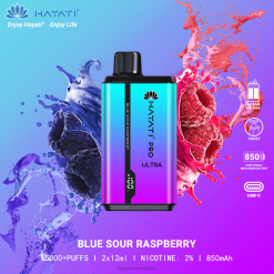 Hayati Pro Ultra 15000 puff usa e getta 6NH0195 Hayati vape liquid lampone blu acido