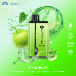 Hayati Pro Ultra 15000 puff usa e getta 6NH0200 Hayati flavour list mojito alla mela