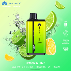Hayati Pro Ultra 15000 puff usa e getta 6NH0203 Hayati vape italia limone lime