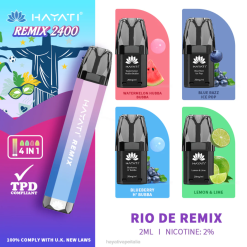 Hayati Remix sistema a cialde preriempite 2400 puff 6NH057 Hayati vape review rio de remix