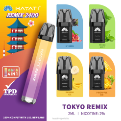 Hayati Remix sistema a cialde preriempite 2400 puff 6NH058 Hayati vape shop remix di Tokyo