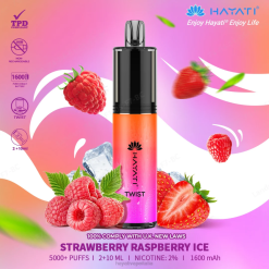 Hayati Twist monouso 6NH085 Hayati vape liquid gelato alla fragola e lampone